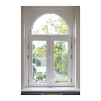 Ventanas de Aluminio con Certificado CE, Diseño Arqueado, Vidrio de Media Luna, Ventanas Exteriores para Casa