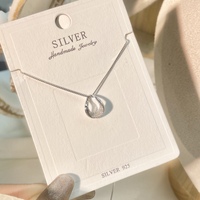 Collier d'amour en argent sterling S925, charmant et tendance, cadeau de mariage pour filles, bijoux en gros d'usine