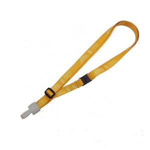 Customized logo Printed Polyester Phone ID Card Holder Promotional Adjustable Breakaway Lanyard with <b>Safety</b> Clip Buckle for Kids - Product Image 2