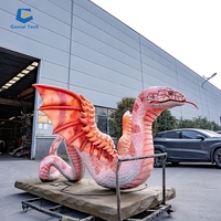 D-RT15 grand Dragon organisme marin taille réelle Animatronic modèle fournisseur Robot Dragon modèle