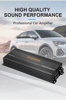 Amplifier Audio mobil Mini 4 Ohm, penguat Audio sistem suara mobil 5 saluran Kelas D dengan harga andal