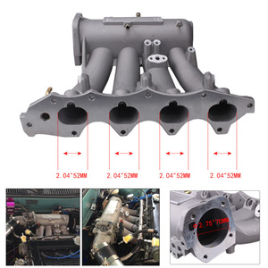 Colector de Admisión Profesional de Aluminio para Automóviles, 44x34.5x14.5, para Honda Civic B16A B16B B18C, Mejora de Rendimiento - Product Image 5