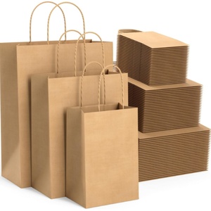Hot Selling <b>Biodegradable</b> Promotional Shopping Kraft <b>Paper</b> Bag - Product Image 1