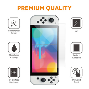 ฟิล์มกันรอยกระจกนิรภัย HD Clarity ความแข็ง 9H ขอบโค้ง 2.5D หนา 0.33 มม. สำหรับ Nintendo Switch OLED Lite คุณภาพพรีเมียม - Product Image 3