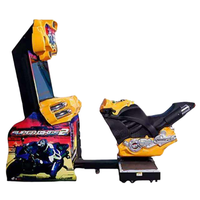Jeu de course de moto de simulation vidéo FF Super Moto à écran LCD 42 pouces, à monnayeur, pour borne d'arcade double