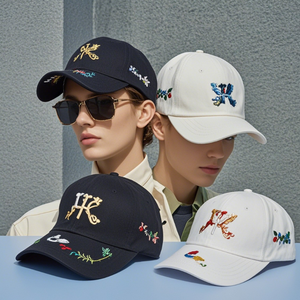 Cappellini da Baseball ricamati personalizzati di alta qualità in cotone ricamato cappellino da Baseball per tutti - Product Image 4