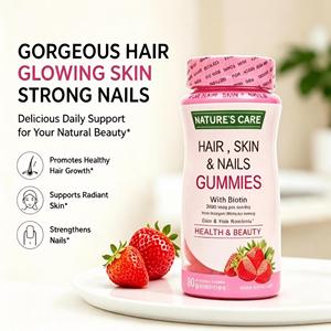 Vitamine Gommose al Gusto di Fragola per <span class=keywords><strong>Capelli</strong></span>, Pelle e <span class=keywords><strong>Unghie</strong></span>, Integratori di Bellezza a Prezzo All'Ingrosso, Vendita Calda per Adulti - Product Image 3