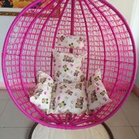Fauteuil Suspendu en Rotin Tressé Nid d'Oiseau, Panier Œuf Pastoral pour Intérieur, Fauteuil Suspendu Individuel Idéal Hôtel