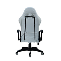 Vente en gros Fauteuil de jeu RVB en cuir pour ordinateur Fauteuil de jeu de bureau LED à dossier haut pivotant style course