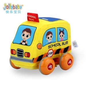 Jollybaby Police Cars Baby Mini <b>Toy</b> Soft Vehicles Pull-Back Racing Baby Plush Stuffed Car <b>Toys</b> for Children Kids - Product Image 6