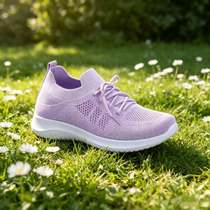 <span class=keywords><strong>Zapatillas</strong></span> Deportivas Personalizadas Color Morado, Calzado Casual Juvenil y Refrescante para Damas, Estilo para Caminar, Precio al por Mayor - Product Image 3