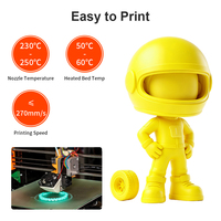 Filament PETG Noir Mat 1,75 mm 1 kg Faible Réflexion de Lumière Surface Lisse pour Imprimantes 3D, Modèles d'Affichage et de Scénographie