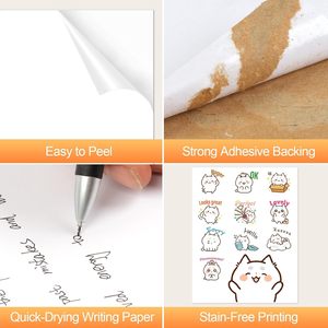 A4 Self-Adhesive <b>Label</b> Coated Paper Waterproof Laser Printing Rectangular Industrial Use <b>Packaging</b> <b>Labels</b> - Product Image 3
