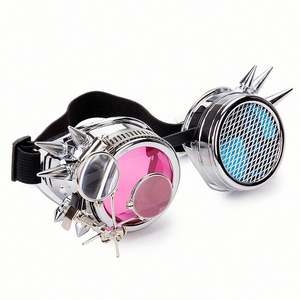 Gafas de Sol de Moda al por Mayor para Hombre y Mujer, Gafas Punk con Remaches, Gafas Góticas Steampunk, Gafas Caleidoscopio - Product Image 4