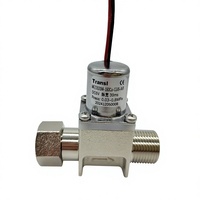 Vanne solénoïde miniature en laiton à filetage interne mâle/femelle 3/4" 3/8" 1/2" pour l'eau et l'huile