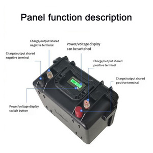 High Power 12V <b>24V</b> 36V 100Ah Lithium Iron Phosphate Semi-solid State 4000-Cycle Marine <b>Battery</b> Large Capacity Outdoor - Product Image 3