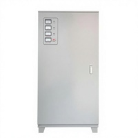 Stabilizer AC Tiga Fasa 50kva 60kva 100kva Tembaga SVC TNS AVR Pengatur Tegangan 380v Otomatis