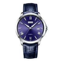 Reloj Mecánico Minimalista de Acero Inoxidable para Hombre, Personalizado OEM, con Fecha, Movimiento Automático Japonés, Estilo Piloto
