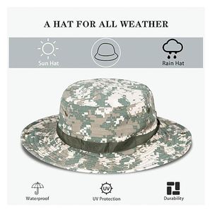 หมวกชาวประมงปีกกว้างพิมพ์ลาย สำหรับตกปลา เดินป่า ปีนเขา กันแดด ขายดี ลายพรางและสีพื้น - Product Image 3