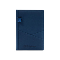 Carnet de notes de haute qualité avec pochette, couverture en cuir PU format A5, vente en gros