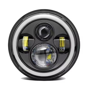 Faro LED Mabos 5.75 al por Mayor para Harley Davidson <span class=keywords><strong>883</strong></span> Dyna Sportster Softail Street 24v DRL 6000k Luz Blanca 72W Universal - Product Image 1
