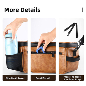 Sac de guidon de vélo WEST BIKING imperméable, grande capacité 4,5 litres, multifonctionnel, facile à transporter, sac avant pour vélo de route - Product Image 4