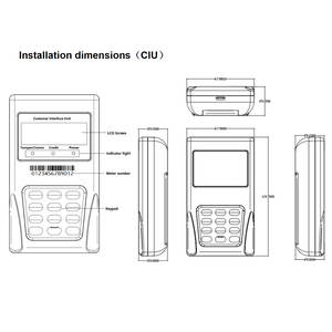Intelligente STS-Tastatur <span class=keywords><strong>Prepaid</strong></span>-Wasserzähler Drahtlose Fernbedienung Lesen Handy-Zahlung Home Rental <span class=keywords><strong>Water</strong></span> <span class=keywords><strong>Meter</strong></span> - Product Image 4