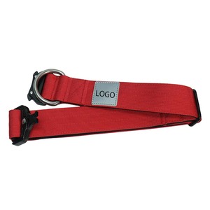 Collar Táctico Personalizado de Lujo para Perro, Cinta de Nailon Gruesa, Herrajes Metálicos de Primera Calidad, Opciones de Logotipo Reflectante y Grabado Láser, Variedad de Colores - Product Image 4