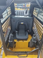 Gebrauchter Premium CAT 299D3 Kompakt-Raupenlader mit Vertikallift und Schwebesystem für schlammige Baustellen und Multianhänger-Einsätze