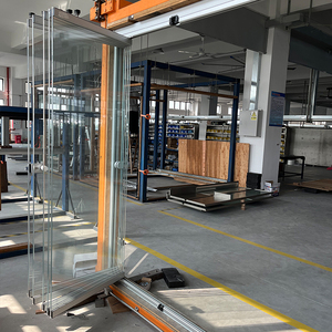 HDSAFE Porte en verre pliante sans cadre Restaurant Centre commercial Terrasse Portes accordéon Pliante Coulissante Patio Extérieur Bi Fold Door - Product Image 4