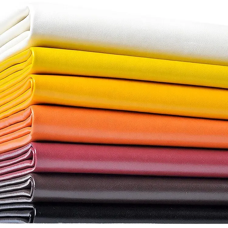 Widely Used Soft PU Synthetic Faux Leather Fabric Textiles Artificial Leather Material for Bag and Sofa Products