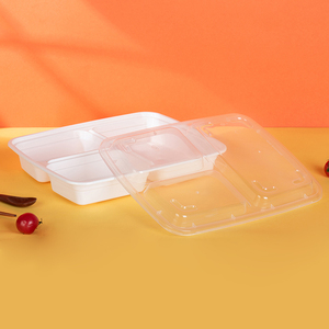 Wegwerp voedselcontainers groothandel gratis sample 2 3 compartimenten voedselwarmer container voor restaurantgebruik - Product Image 4