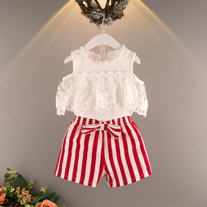 Meilleurs sites de vente en ligne pour acheter des ensembles 2 pièces pour enfants, des ensembles en dentelle pour bébés, provenant du marché de gros chinois - Product Image 1