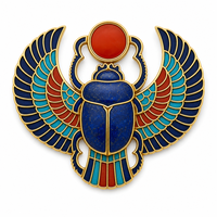 Broche en émail métallique, épinglette en métal, badge en relief gaufré en alliage de zinc plaqué pour uniformes et événements d'entreprise