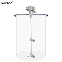Mélangeur pneumatique SURMA de 100 gallons de conception antidéflagrante avec dispositif de dispersion horizontale de type plaque pour le revêtement de l'encre de peinture