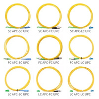 Câble de raccordement fibre optique simplex GETEKnet OEM LC-LC, Cordon de brassage LC-LC, Câble de brassage optique blindé LC-SC, LC-FC, ST-SC, SC-SC, SM, MM, APC, UPC