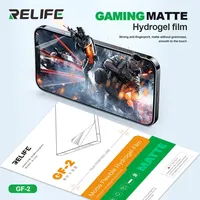RELIFE 50PCS GF-3 PRIVACY ANTI-PEEP GF-1 HD GF-2 MATTE Flexible Hydrogel Film Protecteur d'écran de téléphone portable Machine de découpe de film