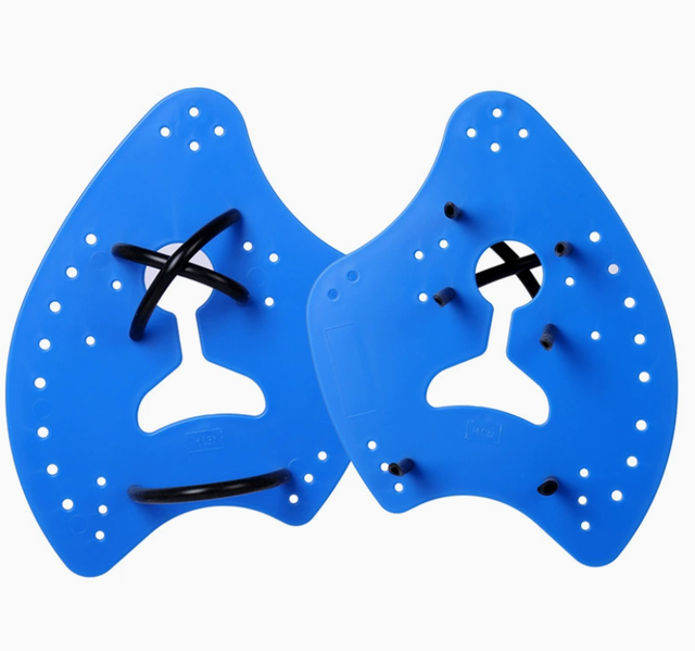 Wecen HP06 Eco-Friendly Black Silicone Swim Training Dive Flippers with Adjustable Straps for Swimming Exercise