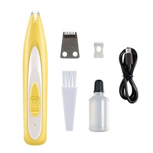 Low Noise Dog Paw <b>Electric</b> Trimmer Clippers With Led Light Usb Rechargeable Professional Dog Grooming <b>Kit</b> Promotional Gifts - Product Image 5