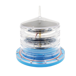 Luz de Advertencia de Obstrucción de Aviación LED Solar, Luz de Advertencia Solar para Barco, Yate, Buque, Boya, Aeropuerto, Helipuerto - Product Image 1