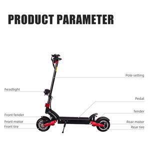<span class=keywords><strong>Monopattino</strong></span> elettrico pieghevole <span class=keywords><strong>a</strong></span> doppio motore da 52V 60V 3200W 20Ah, 70km/h (44mph), portata 150kg, per adulti, fornitore all'ingrosso - Product Image 6