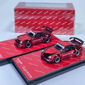 Modellino <span class=keywords><strong>Auto</strong></span> <span class=keywords><strong>Die</strong></span>-<span class=keywords><strong>Cast</strong></span> Flame RWB 993 1:64, Collezione di Alta Gamma, Regalo in Edizione Limitata - Product Image 1