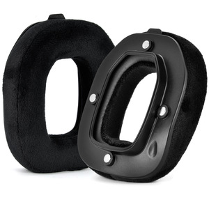 Almohadillas de Repuesto Magnéticas para Auriculares Logitech Astro A40TR A40 TR, Almohadillas Más Gruesas de Cuero Híbrido, Malla de Franela - Product Image 4