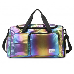Sac de voyage à roulettes coloré, grande capacité, séparation sec/humide, idéal pour les déplacements professionnels de courte distance – Offre Spéciale - Product Image 3