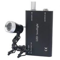 Loupe à haute intensité Clip lumière portable avec filtres OED OEM dentaire LED lampe frontale chirurgicale phare médical à clipser