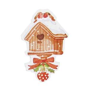 Custom PVC texture vinyl <b>stickers</b> High Quality Colour Cute Christmas gift logo charms College Design - Product Image 4