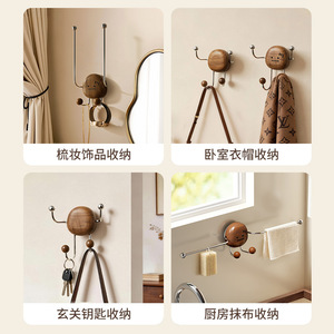 Suction Cup Hairband Storage Rack Wall Mounted Hair <b>Accessory</b> Hook <b>Bathroom</b> Organizer Removable Multi Purpose Hook - Product Image 4