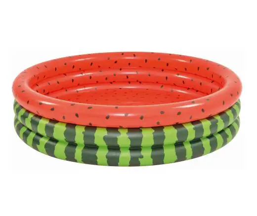 Schlussverkauf aufblasbare Kinder-Wassermelone 3-Ring-Schwimmbad Kiddie-Babyball Paddling-Becken Spielzeug-Schwimmbad