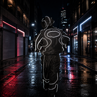 Ensemble de survêtement réfléchissant, veste coupe-vent respirante et pantalon légers, tenue deux pièces personnalisée pour les sports de plein air
