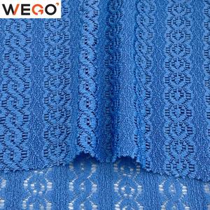 قماش جاكار مجعد بنسيج فقاعي لتصنيع الفساتين والملابس النسائية، دانتيل مخرم من البوليستر والسباندكس المرن - Product Image 1